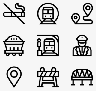 Train Station - Logistic Icon Free