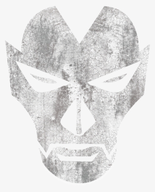 Shadowman Face Juniors T-shirt - Face Mask