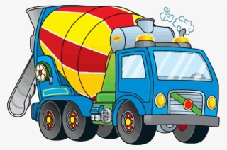 Nice Cement Truck Clipart Png - Cement Mixer Truck Clipart