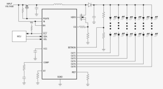 Led Driver Typical Application Circuitry - Diagram