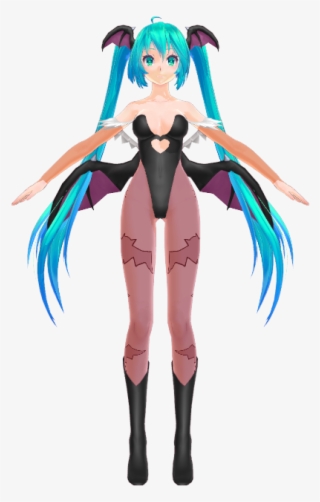 Miku Hatsune Morrigan Costume - Cartoon