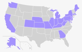 Home States Of Prohibition Party Presidential Nominees - Furries Map