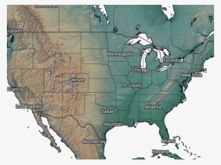 America Radar Map - Original Native American Map