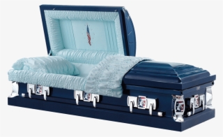 Choice Of Liberty Metallic Blue, Liberty Pewter, Solstice - Blue Funeral