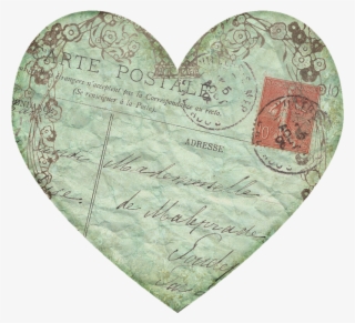 1600 X 1466 6 - Heart Png Vintage