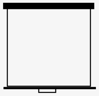Projector Screen Ultra Pages - White Board Clipart Black And White