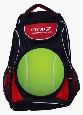 Jukz Red Backpack W/ Interchangeable Ball - Bag