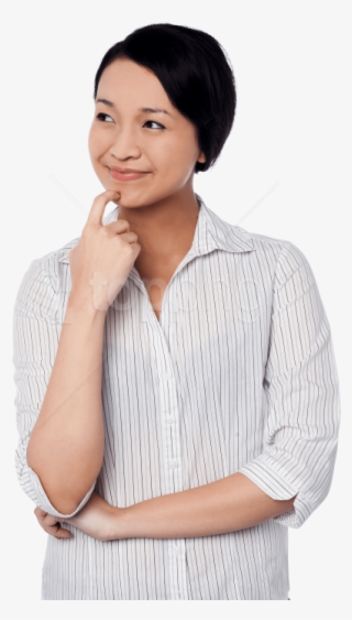 Free Png Women Thinks Png Images Transparent - Stock Photography