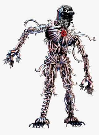 Ennard No Mask - Endoskeleton From Five Nights At Freddy's