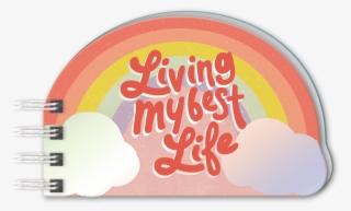 Living My Best Life Spiral Note Pad - Sticker