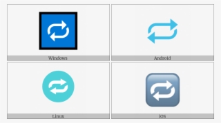 Clockwise Rightwards And Leftwards Open Circle Arrows - End Of Ayah Symbol