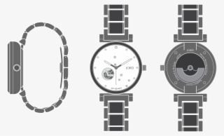 Wrist Sizing Reference Scale Wrist Sizing Reference - Analog Watch