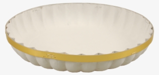 Bowl, Fruit Bowl, Cardboard, Round, ∅280mm, White - Porcelain