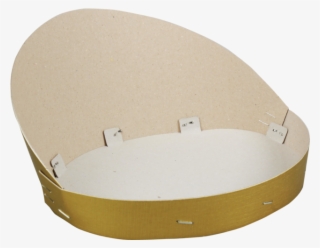 Bowl, Fruit Bowl, Karton Pet, Oval, 300x190mm, Gold - Kartonnen Fruitschaal