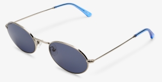 Blue Carl Zeiss Lenses With 100% Uv Protection And - Plastic