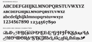 Bookmania Type Specimen Dissolve - Parallel