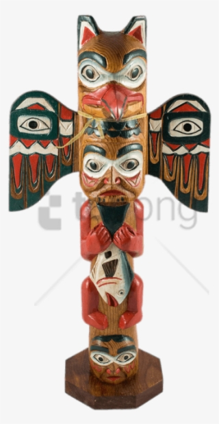 Free Png Eagle Boy Totem Png Images Transparent - Eagle On A Totem Pole