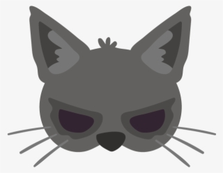 Creepy Cat Mask - Cat Yawns