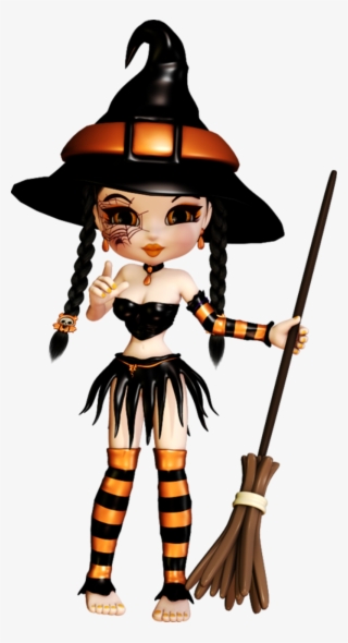 Tubes Cookie Halloween - Brujitas De Halloween Png