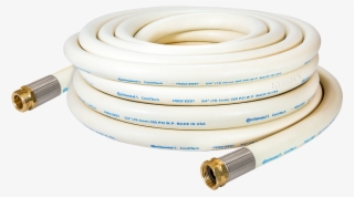 Poseidon White Wash-down Hose Assembly Coil - Ethernet Cable
