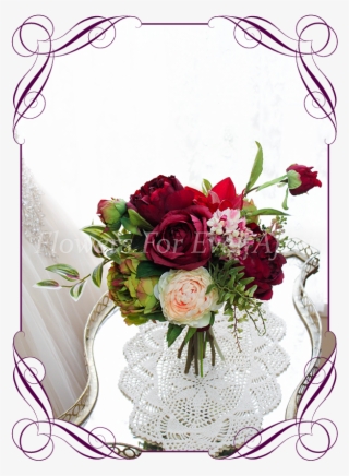 Julia Package - Bridesmaid Peony And Roses Bouquets