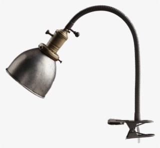 Industrial Era Task Clip Lamp Pewter Decorist - Lamp