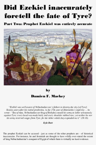 Did Ezekiel Inaccurately Foretell The Fate Of Tyre - Poster