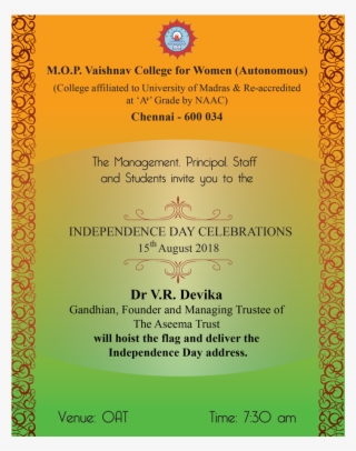 Independence Day Celebrations - Tan