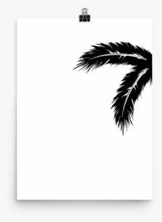 Palm Leaves Poster - Attalea Speciosa