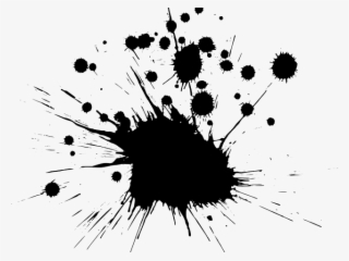 Color Effects Clipart Splash Effect - Pintura Negra Png