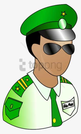 Free Png Police Man Png Image With Transparent Background - Satpam Clip Art