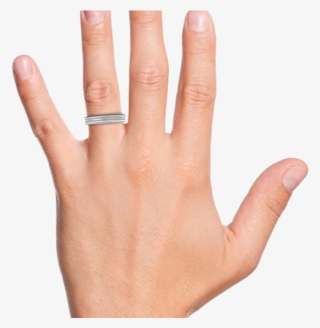 Larger / More Photos - 8mm Ring On Finger