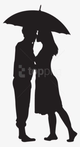 Free Png Loving Couple Silhouette Png Images Transparent - Topo De Bolo Acrilico