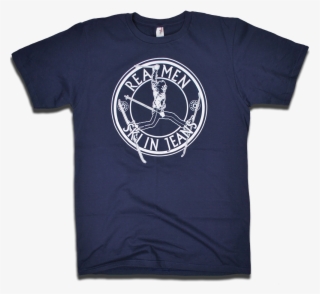 Image Of "real Men Ski In Jeans" - Active Shirt