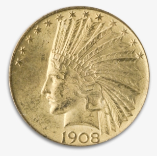 1908 $10 Indian With Motto Pcgs Ms63 Cac - Coin