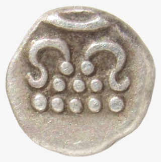 Chuckram Within A Large Crescent Above Vishnupadam - Artifact