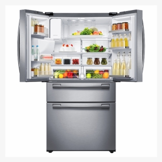 Samsung Rf25hmedbsr 33" French Door Refrigerator - Samsung Refrigerator 28 Cu Ft