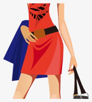 Fashion Clipart Fashion Girl - Shopping Girl Clipart Png