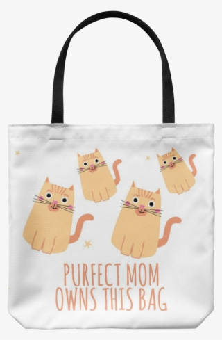 'purfect Mom' Mother Quotes Tote Bag - Tote Bag