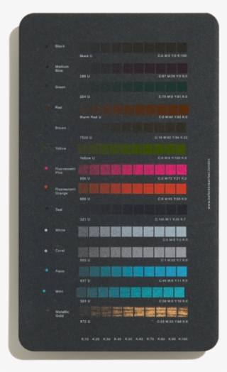 Before Breakfast Risograph Colour Chart Handmade In - Smartphone