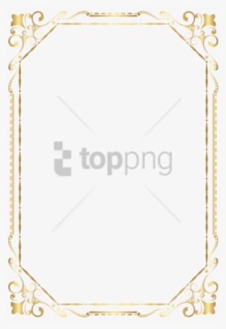 Free Png A4 Certificate Border Design Png Image With