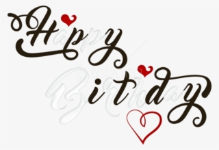 Free Png Download Happy Birthday Black And White Png - Happy Birthday Love Png