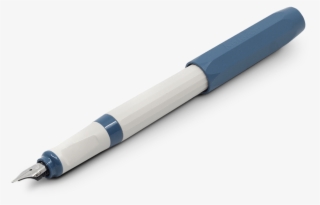 Kaweco Perkeo Fountain Pen In Old Chambray - Writing