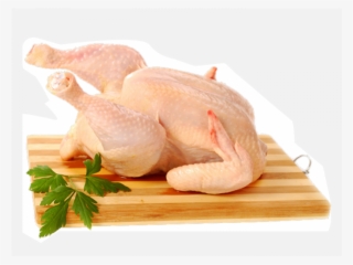 Chicken Broiler With Skin - White Chicken Png Hd