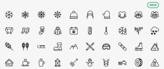 Icon Winter - Line Art