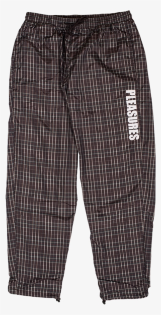 Men - Pleasures Plaid Athletic Wind Pant