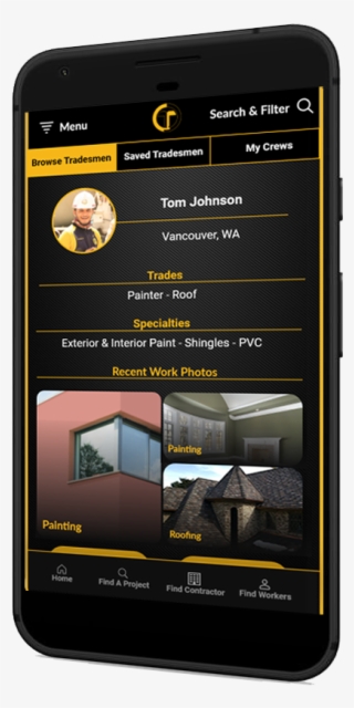 Tradesmen Phone Perspective - Smartphone