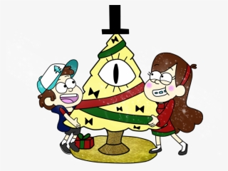 Gravity Falls,gf Персонажи,gf Арт,gf Art,mabel Pines,dipper - Gravity Falls Bill Christmas