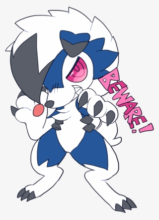 Lycanroc Shiny - Cartoon