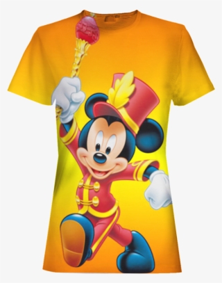 Anime Mickey Mouse 3d T-shirt - Mickey Mouse Parade Clipart